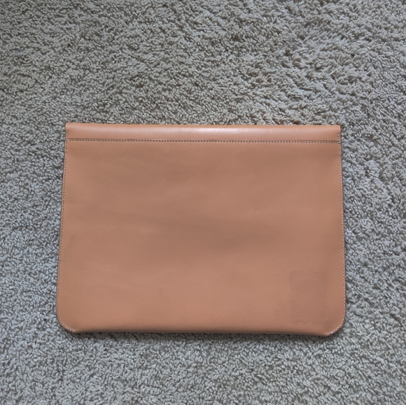 NEW Boldrini Leather Envelope Bag - Picture 2 of 8